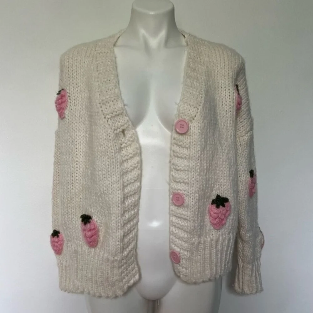 Knit Berry Cardigan - Picture 3 of 7